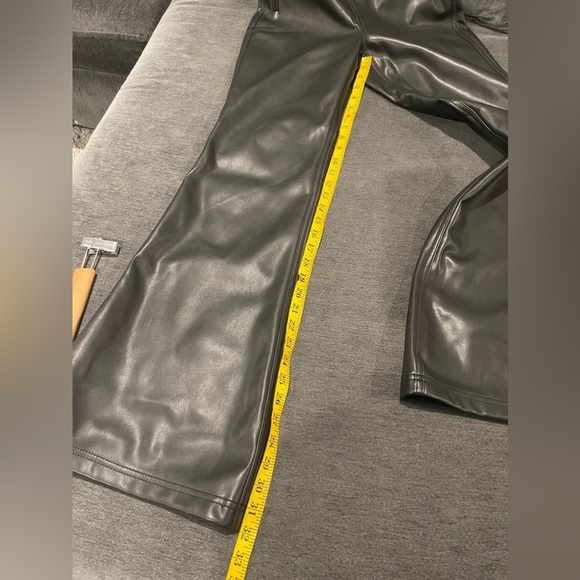 House of CB Mistress Rocks faux leather flare pants - Picture 11 of 11